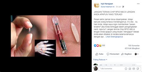 pemasangan chip rfid 666 di indonesia|Cek Fakta: RFID Chip Diklaim sebagai Plot Iluminati, Ini Faktanya.